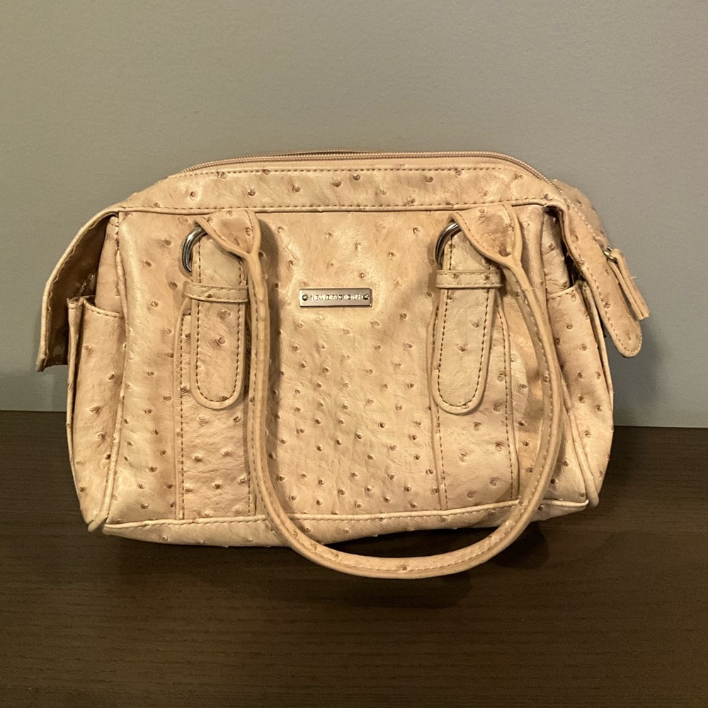 New Directions Textured Tan Purse